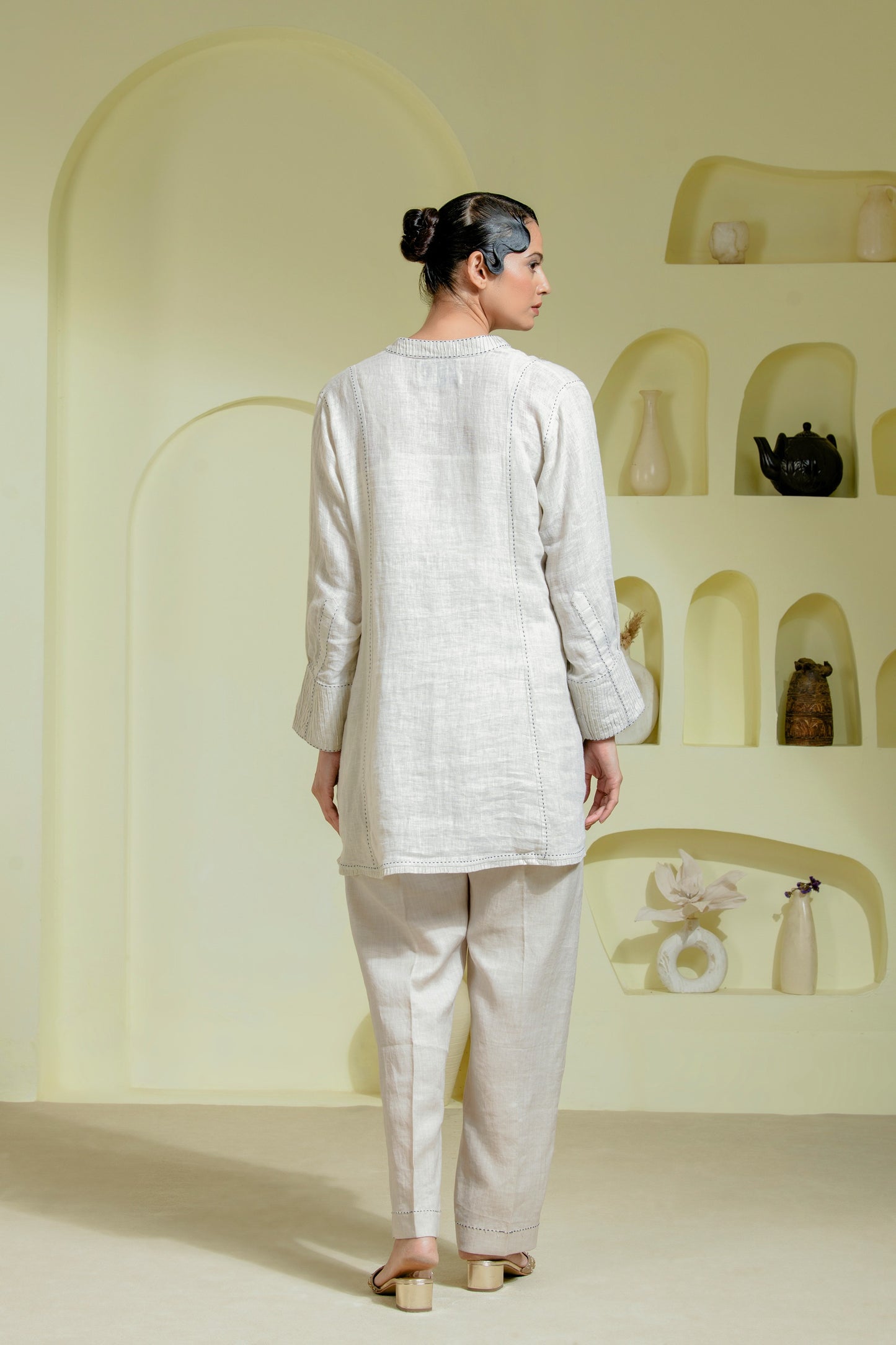 Ivory linen co-ord set