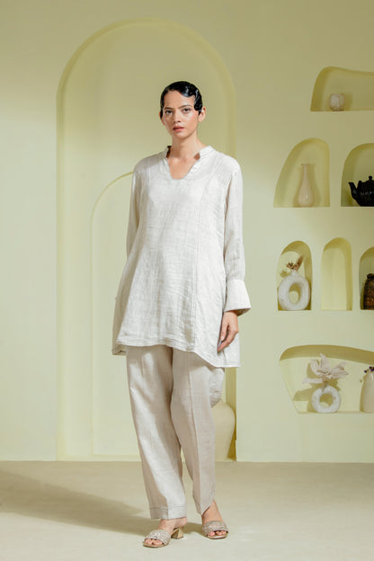 Ivory linen co-ord set