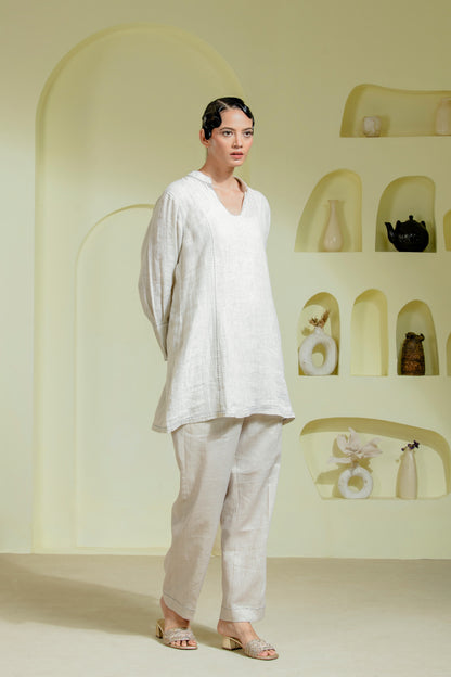 Ivory linen co-ord set