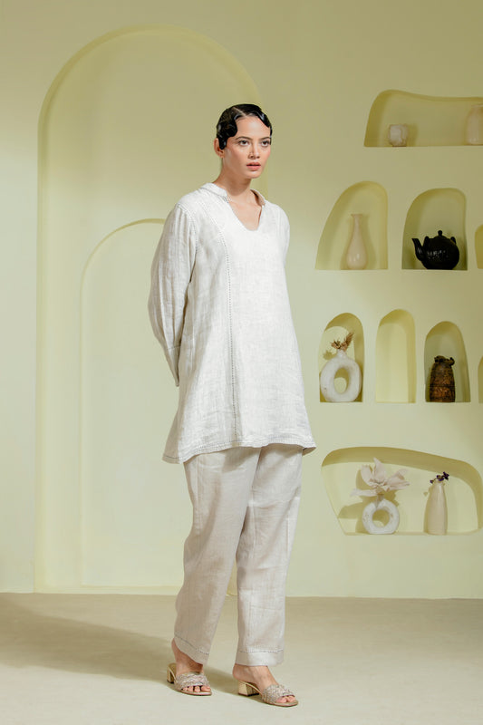 Ivory linen co-ord set