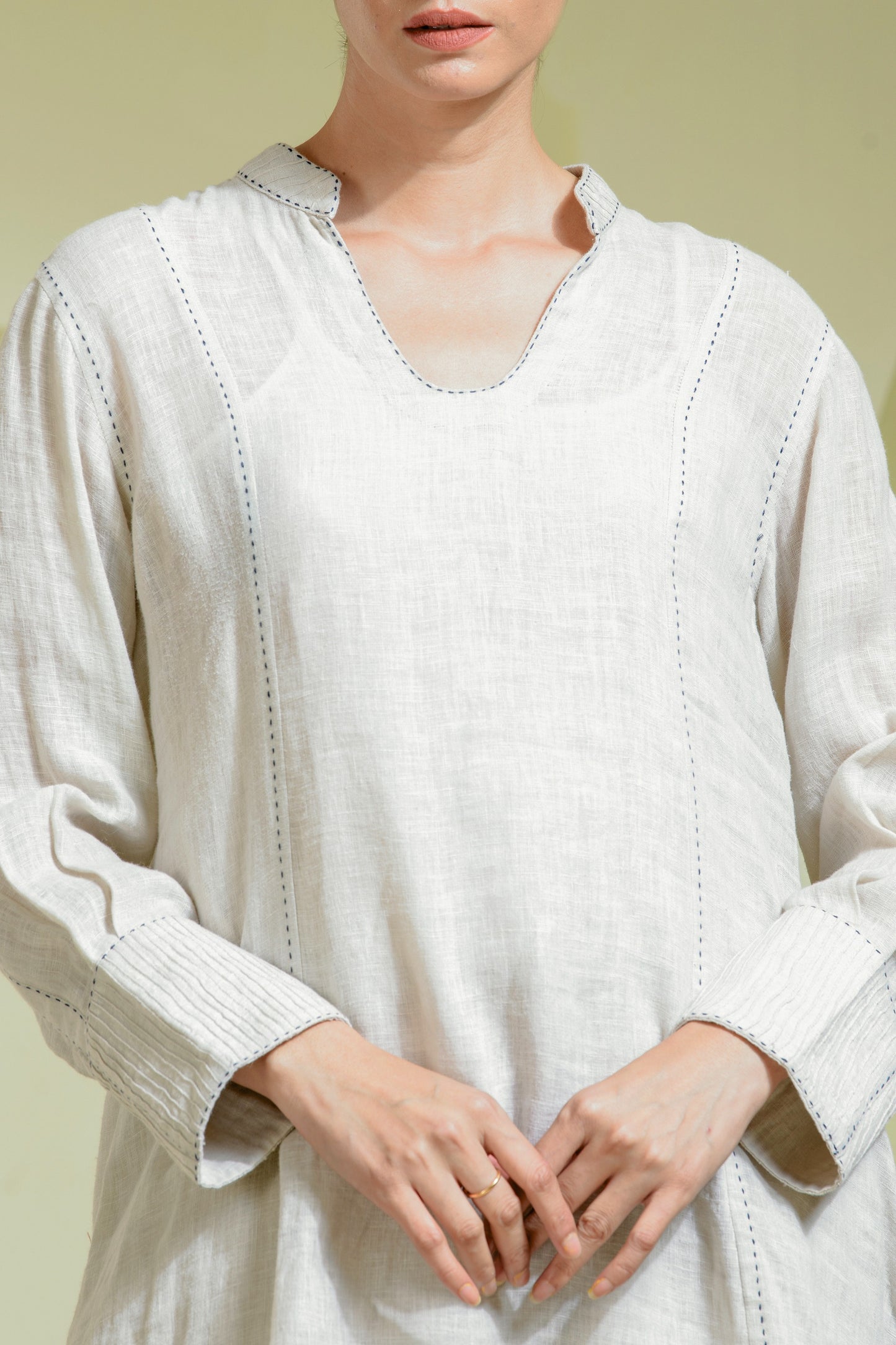 Ivory linen co-ord set